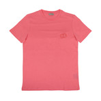 CD Icon' Logo Short Sleeve T-Shirt // Pink (XXXS)