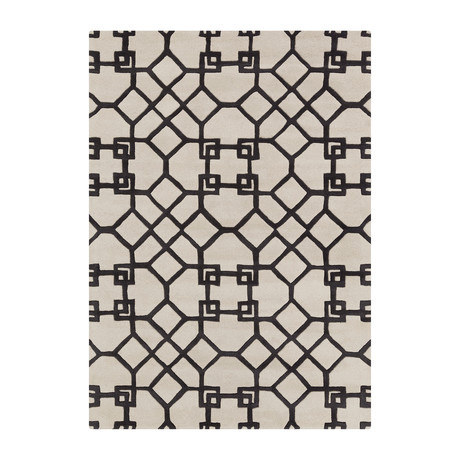 Davel Hand-tufted Contemporary Rug (5' x 7')