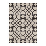 Davel Hand-tufted Contemporary Rug (5' x 7')