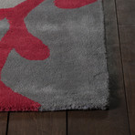 Stem Hand-tufted Contemporary Wool Rug (5' x 7'6")