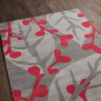 Stem Hand-tufted Contemporary Wool Rug (5' x 7'6")