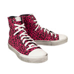 Men's 'Sunset' Leopard Print Sneakers // Pink (US: 8)