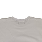 Men's 'Lost Boys' Loose Fit Sweatshirt // White (L)