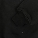 Men's 'Glitter Snake' Loose Fit Sweatshirt // Black (XS)