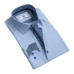 Celino // Reversible Cuff Button-Down Shirt // Light Blue (2XL)