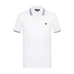 Cory Short Sleeve Polo Shirt // White (XL)