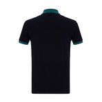 Shaun Short Sleeve Polo Shirt // Navy (L)