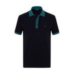 Shaun Short Sleeve Polo Shirt // Navy (2XL)