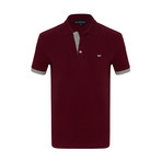 Mohammed Short Sleeve Polo Shirt // Bordeaux (L)