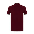 Gigi Short Sleeve Polo Shirt // Bordeaux (M)
