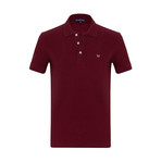 Erikson Short Sleeve Polo Shirt // Bordeaux (XL)