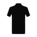 Aksel Short Sleeve Polo Shirt // Black (2XL)
