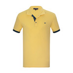 Anton Short Sleeve Polo Shirt // Yellow (S)