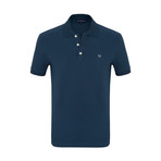 August Short Sleeve Polo Shirt // Marine (XL)