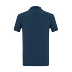 August Short Sleeve Polo Shirt // Marine (L)
