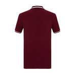 Becker Short Sleeve Polo Shirt // Bordeaux (XL)