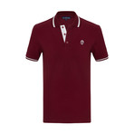 Becker Short Sleeve Polo Shirt // Bordeaux (M)