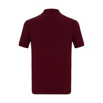 Mathias Short Sleeve Polo Shirt // Bordeaux (M)