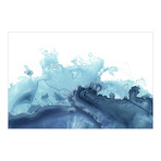 Watercolor Blue Wave