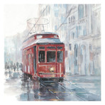Tram San Fransisco Art Watercolor