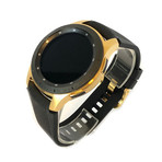 24K Gold 46mm Galaxy Smart Watch // Silicone Band // 46mm