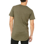 Long T-Shirt // Olive (2XL)
