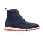 Motion Wing Tip Boot // Navy (US: 9.5)