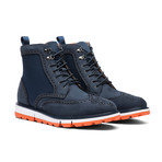 Motion Wing Tip Boot // Navy (US: 9.5)