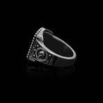 Illuminati Ring // Stainless Steel (Size 7)