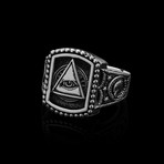 Illuminati Ring // Silver (Size 7)