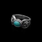 Runestone x Turquoise Ring (Size 6)