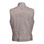 Suede Vest // Taupe (S)