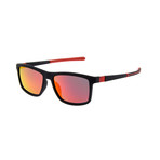 Men's SP3012 Polarized Sunglasses // Black + Red