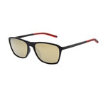 Men's SP3402 Sunglasses // Black + Red