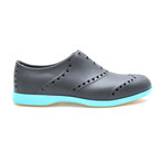 Brights Oxford // Black + Neon Blue (US: 7)