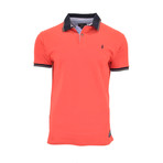 Wesla Short Sleeve Polo Shirt // Coral (2XL)
