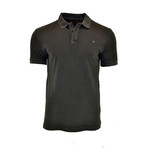 Opin Short Sleeve Polo Shirt // Black (S)