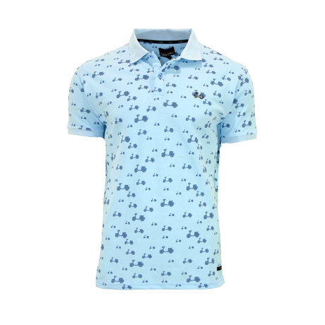 Levin Short Sleeve Polo // Blue (S)