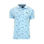 Levin Short Sleeve Polo // Blue (S)