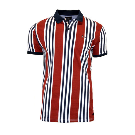 Carva Short Sleeve Polo // Bordeaux (S)