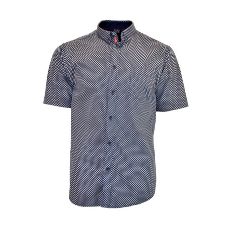 Vievo Short Sleeve Shirt // Navy (S)