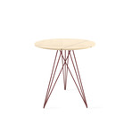 Hudson Side Table // Maple // With Inlay (Black)