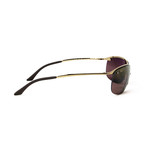 Polarized Square Sunglasses // Bronze + Chromance