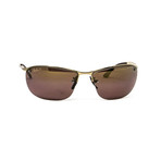 Polarized Square Sunglasses // Bronze + Chromance