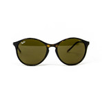 Ray Ban // Men's Round Sunglasses // Dark Brown Tortoise