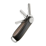 Leather Key Organizer // Black + Tan