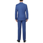 Solid Notch Lapel Slim Fit Suit // Navy (36S)