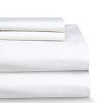 Hotel Style Cotton Rich Sheet Set // White (Full)
