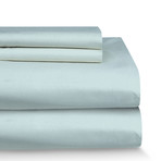 Hotel Style Cotton Rich Sheet Set // Light Blue (Full)
