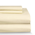 Hotel Style Cotton Rich Sheet Set // Ivory (Full)